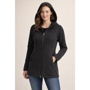 Marmot Women’s Hooded Zip-Up Wool Blend Jacket Small Gorpcore